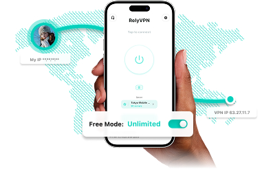 RelyVPN connection illustration